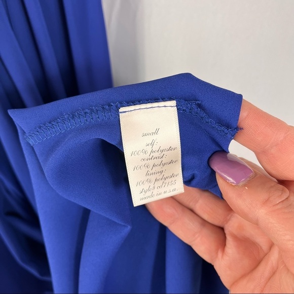 Harper maxi dress geo pattern bold colors criss/cross straps SzS - Picture 9 of 10